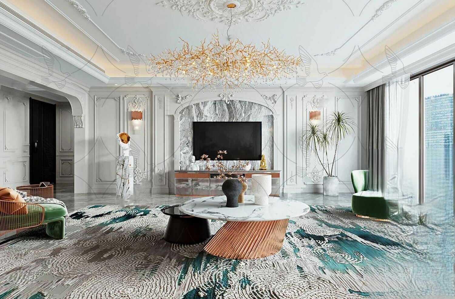 29 Living Room  Full Scenes 3d Models Vol.26-Vray
