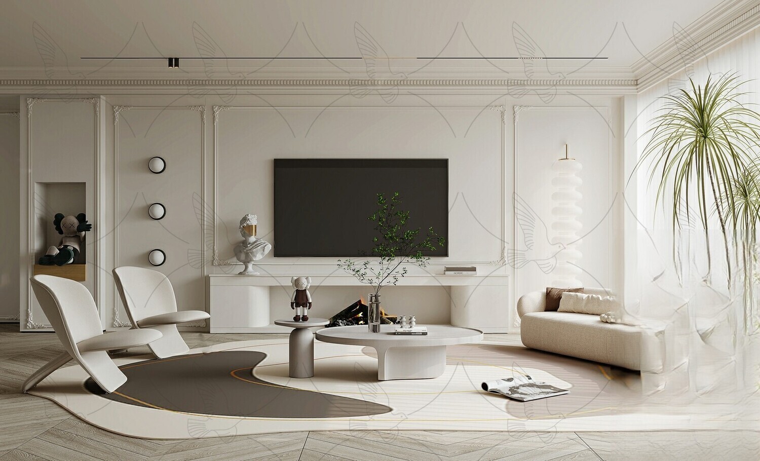 29 Living Room  Full Scenes 3d Models Vol.26-Vray