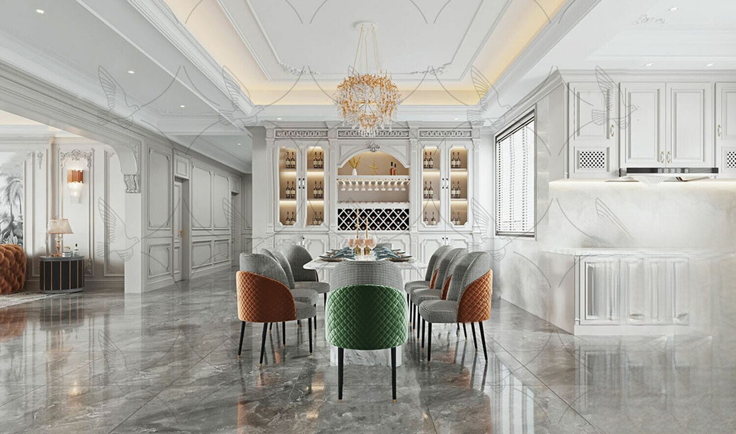 29 Living Room  Full Scenes 3d Models Vol.26-Vray