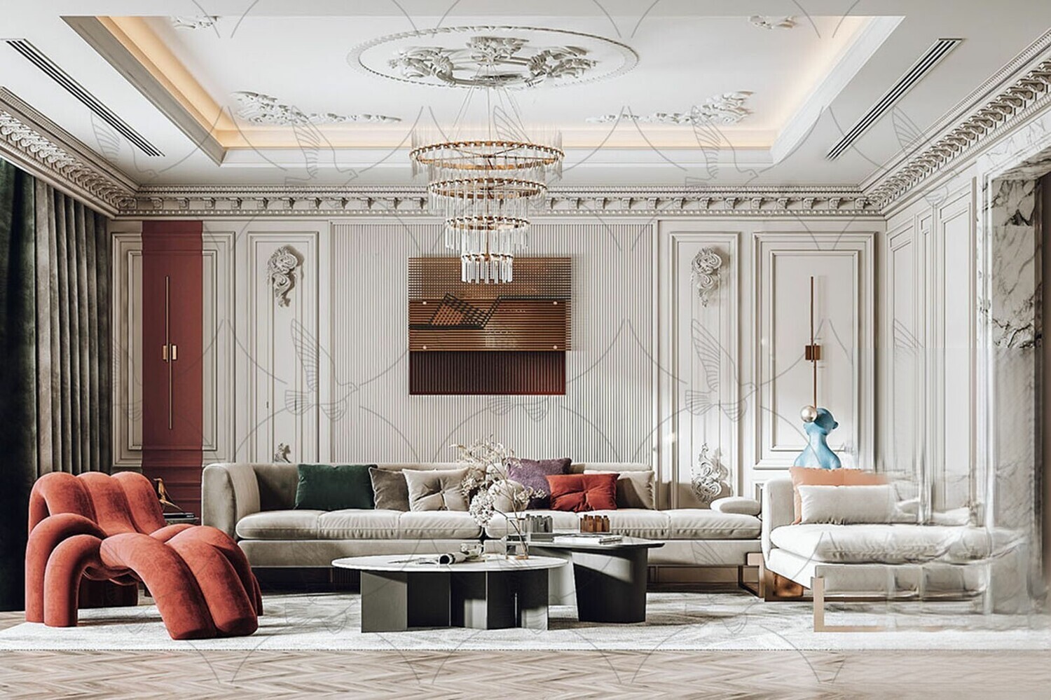 29 Living Room  Full Scenes 3d Models Vol.26-Vray
