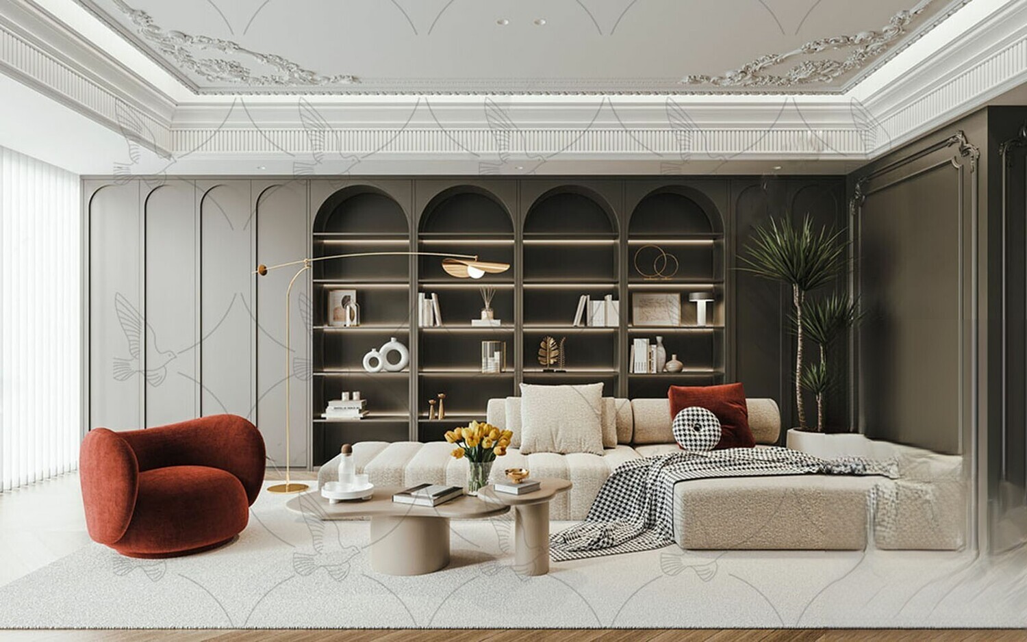 29 Living Room  Full Scenes 3d Models Vol.26-Vray