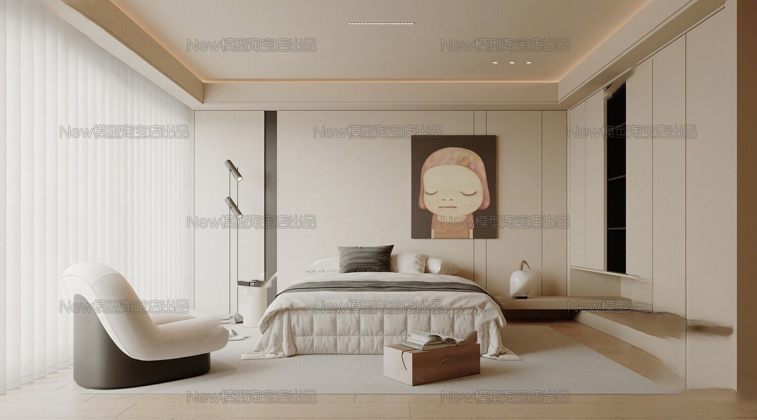 Full Collection Bedrooms 3d models Vol.18