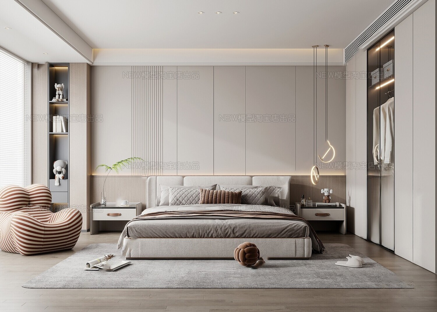 Full Collection Bedrooms 3d models Vol.18