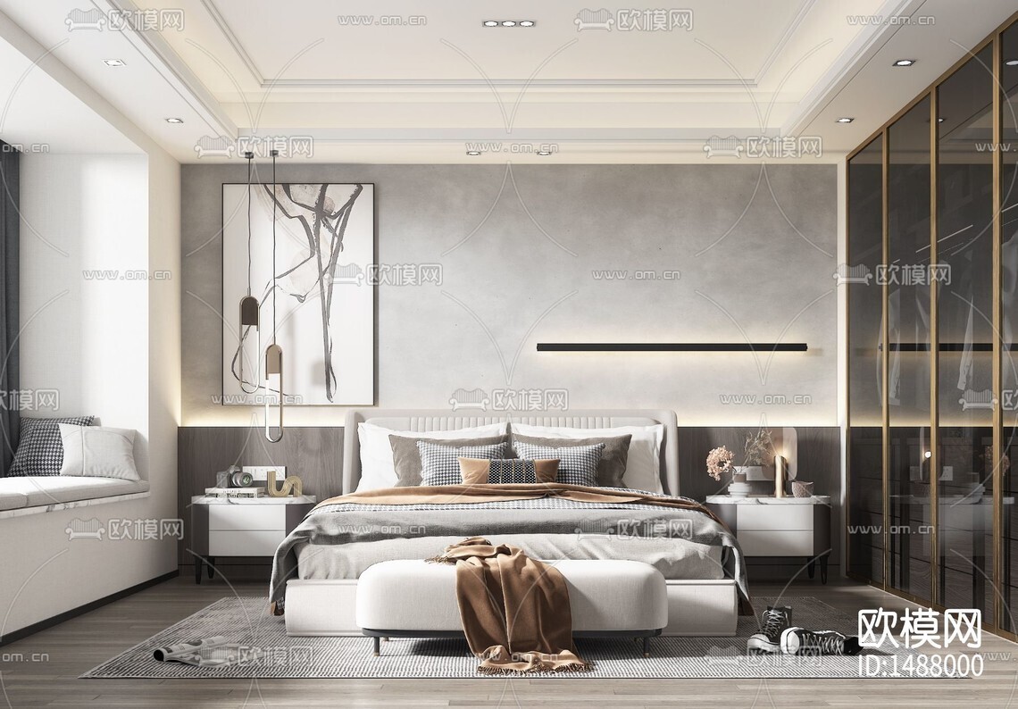 Full Collection Bedrooms 3d models Vol.18