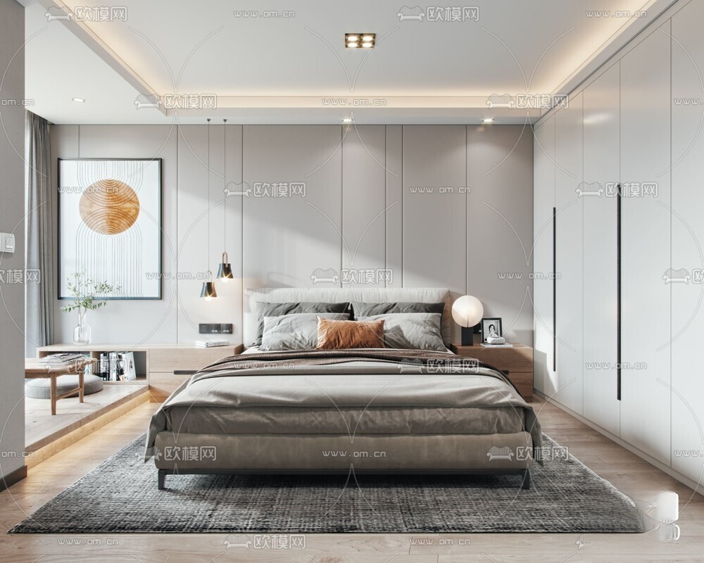 Full Collection Bedrooms 3d models Vol.18
