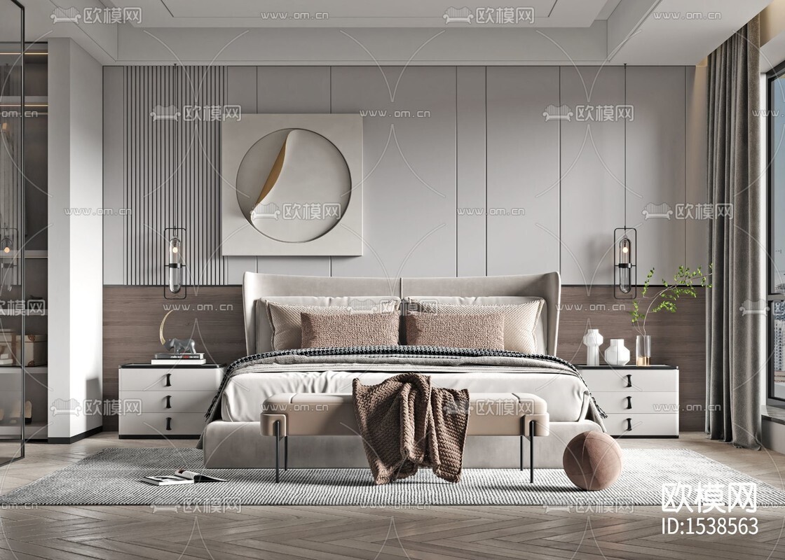 Full Collection Bedrooms 3d models Vol.18