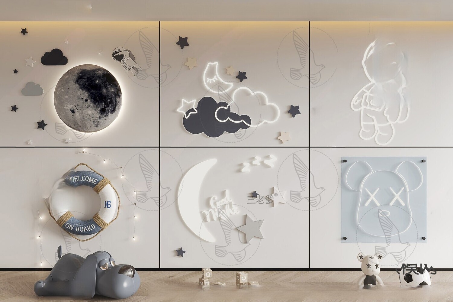 Full Collection Wall Decor 3d Models Vol 06