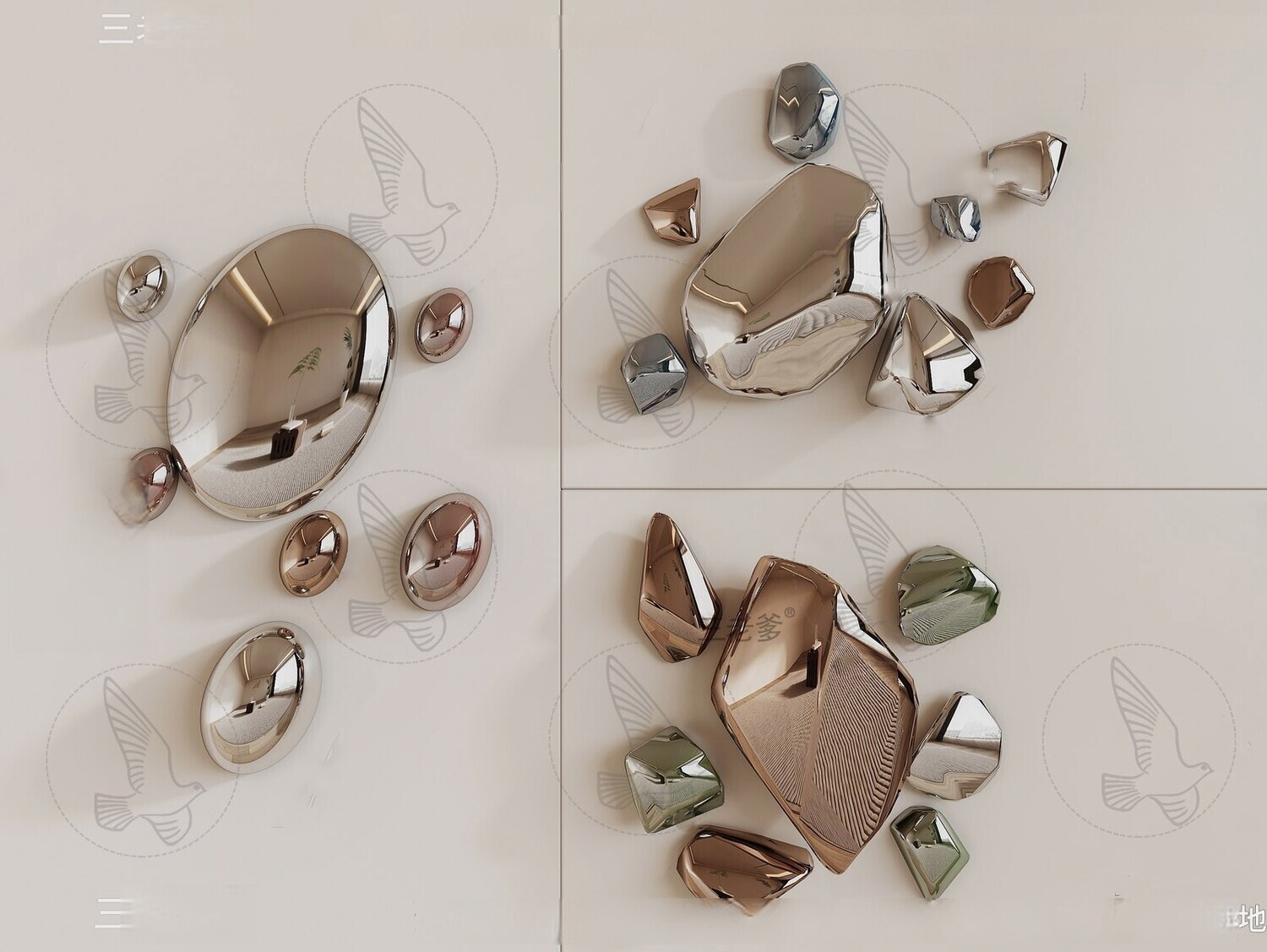 Full Collection Wall Decor 3d Models Vol 06