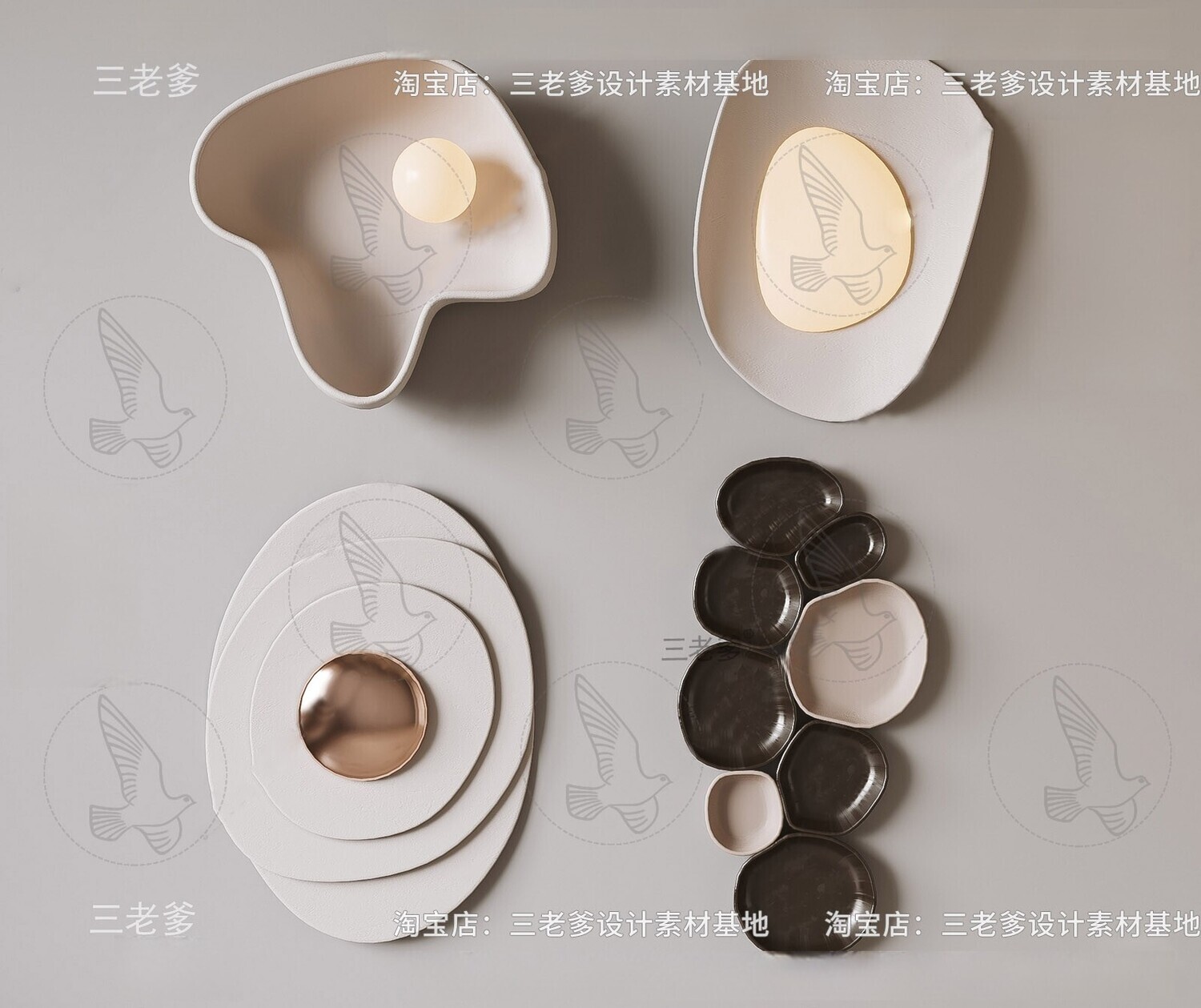 Full Collection Wall Decor 3d Models Vol 06