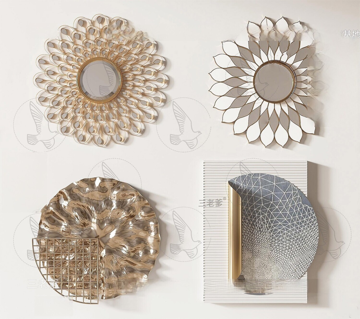 Full Collection Wall Decor 3d Models Vol 06