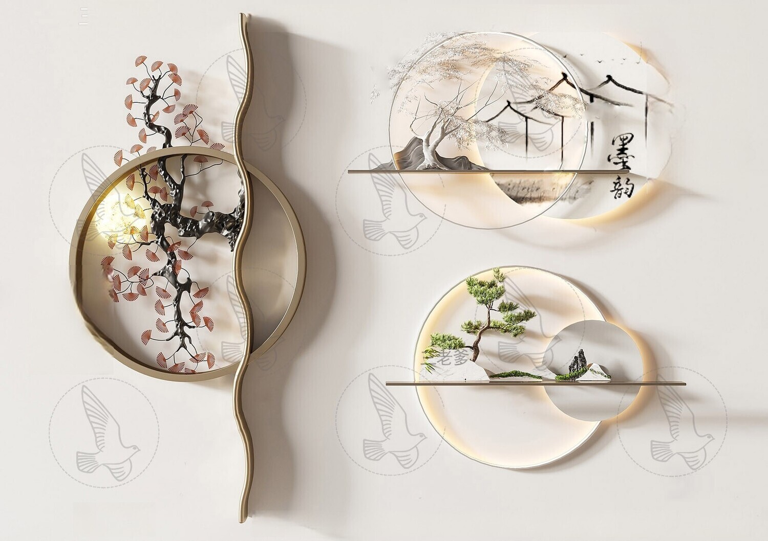 Full Collection Wall Decor 3d Models Vol 06
