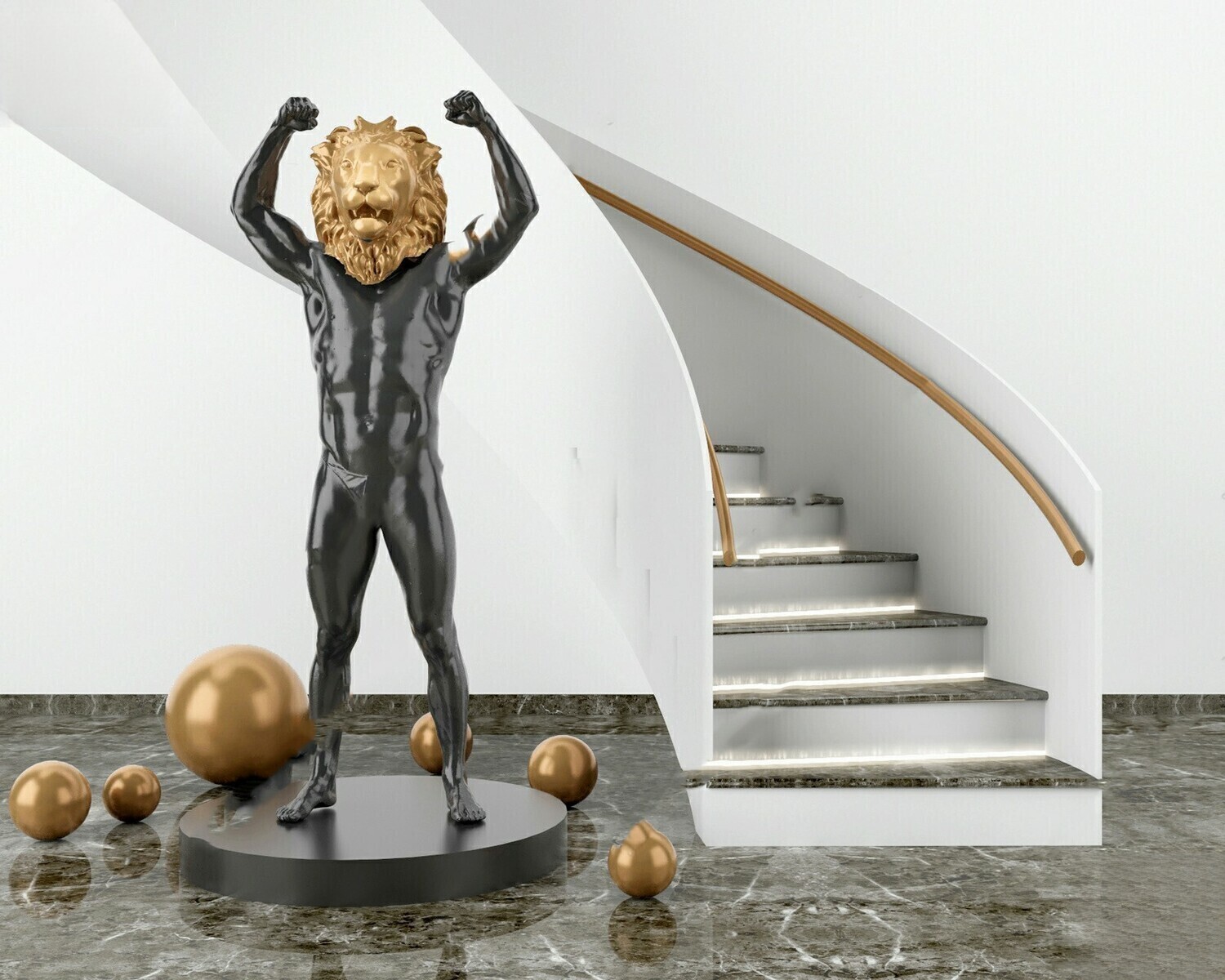 Full Collection Decorative Statue 3d Model Vol.12