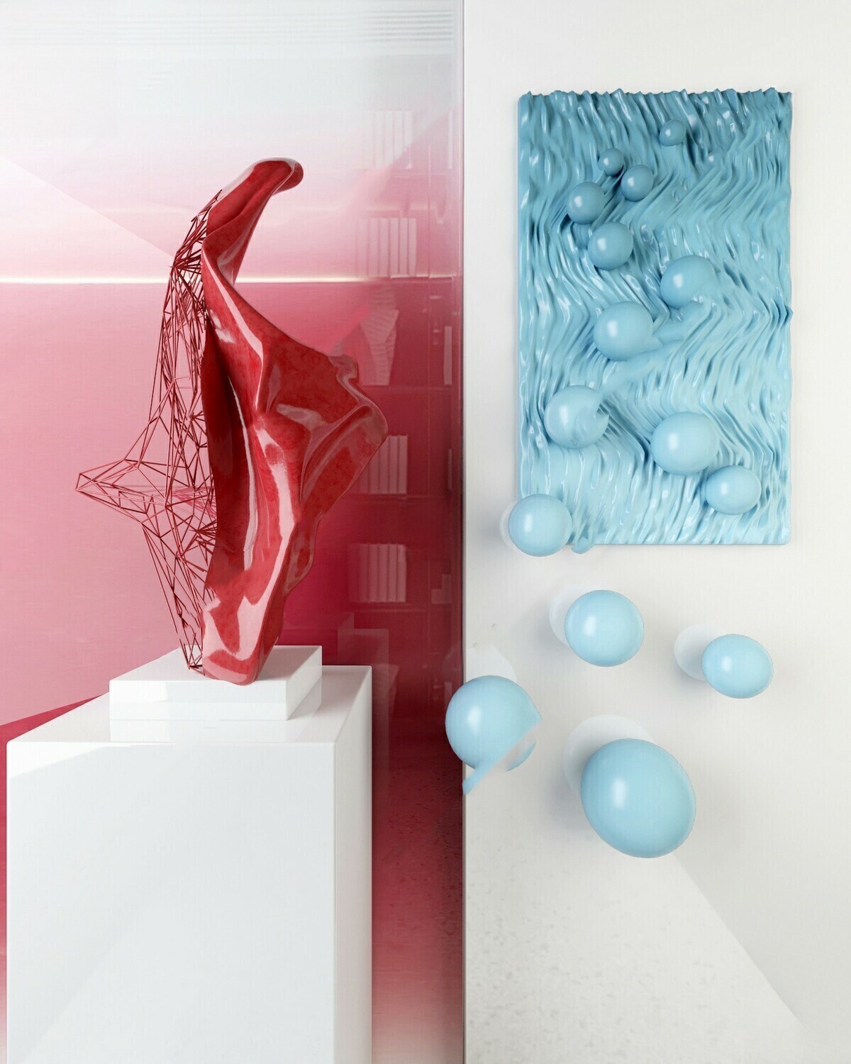 Full Collection Decorative Statue 3d Model Vol.12