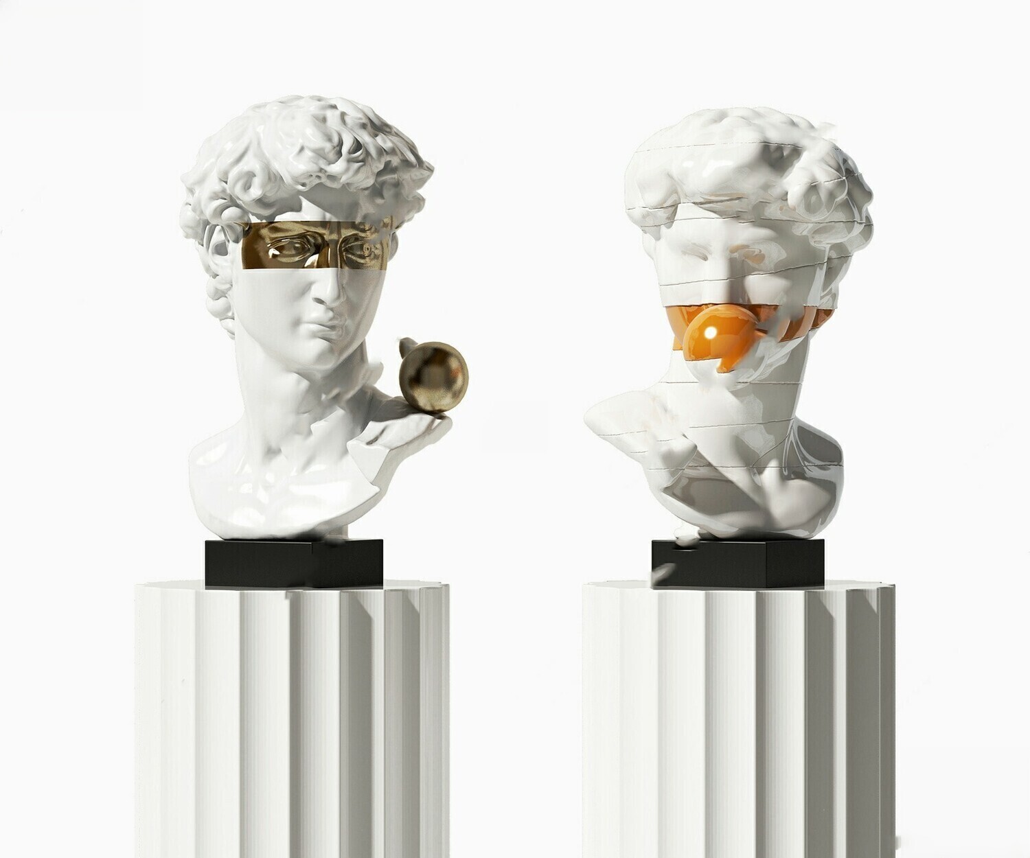 Full Collection Decorative Statue 3d Model Vol.12
