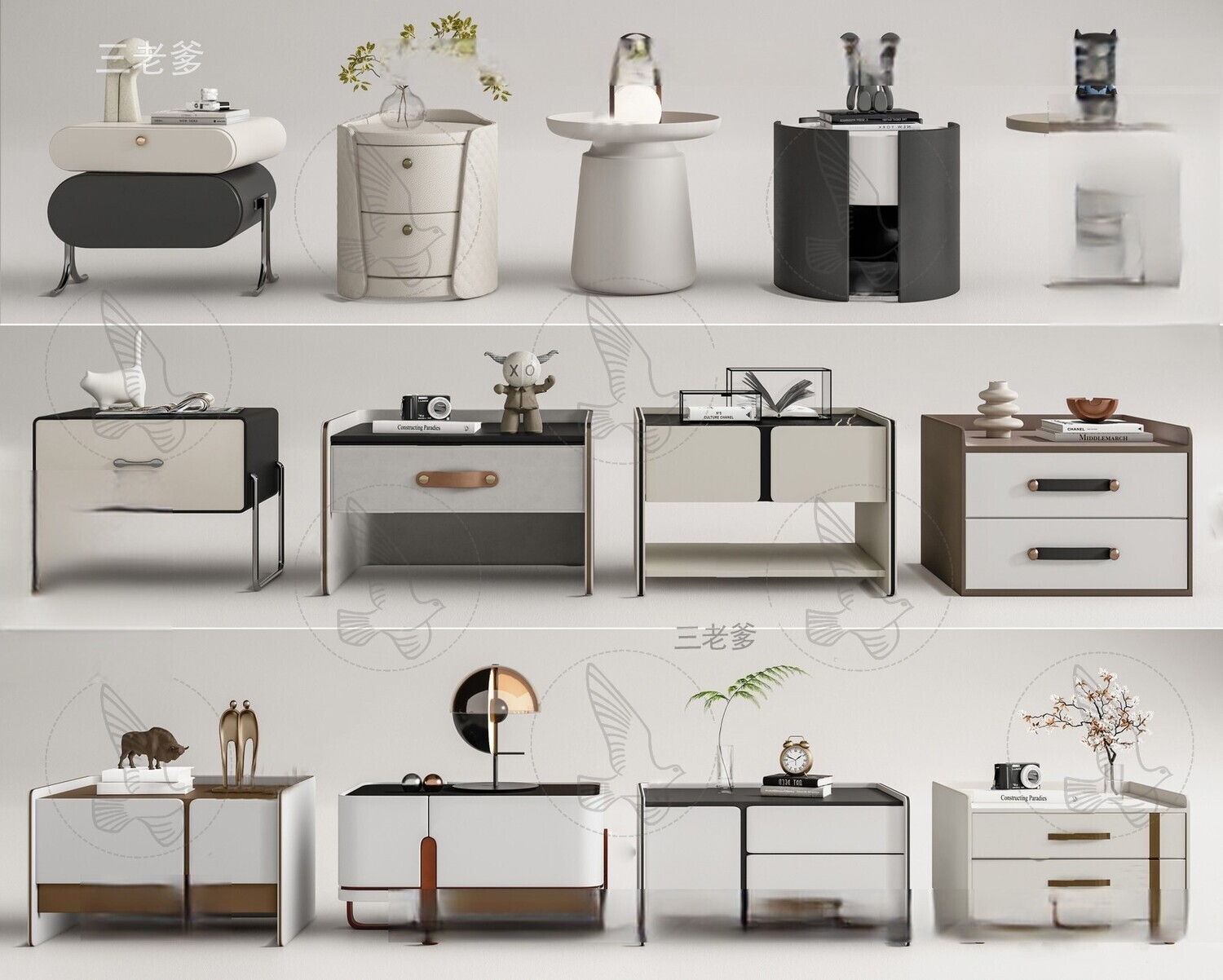 Full Collection Night Stand 3d Models Vol 01 ( 3dsfile.com)