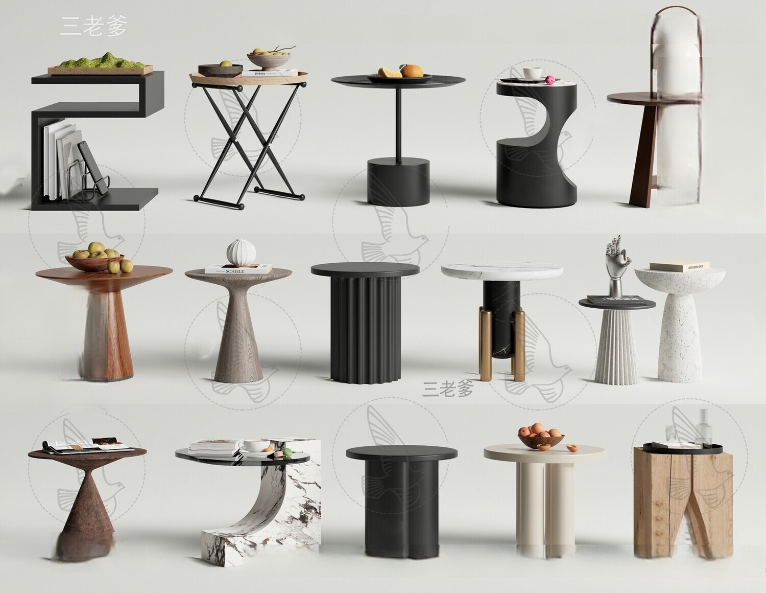 Full Collection Night Stand 3d Models Vol 01 ( 3dsfile.com)