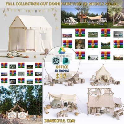 Full collection out door 3d models vol.03
