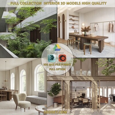 Full Collection Interior 3d Models High Quality