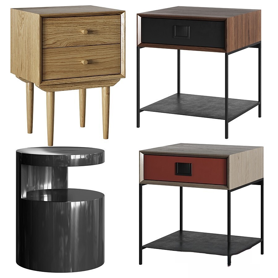 Full Collection 27 Nightstand 3d models vol.02
