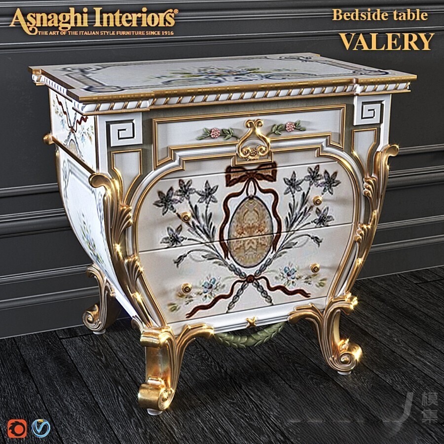 Full Collection 27 Nightstand 3d models vol.02