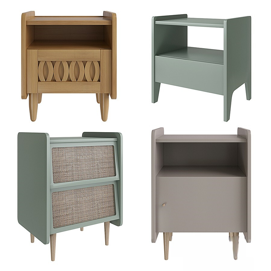 Full Collection 27 Nightstand 3d models vol.02