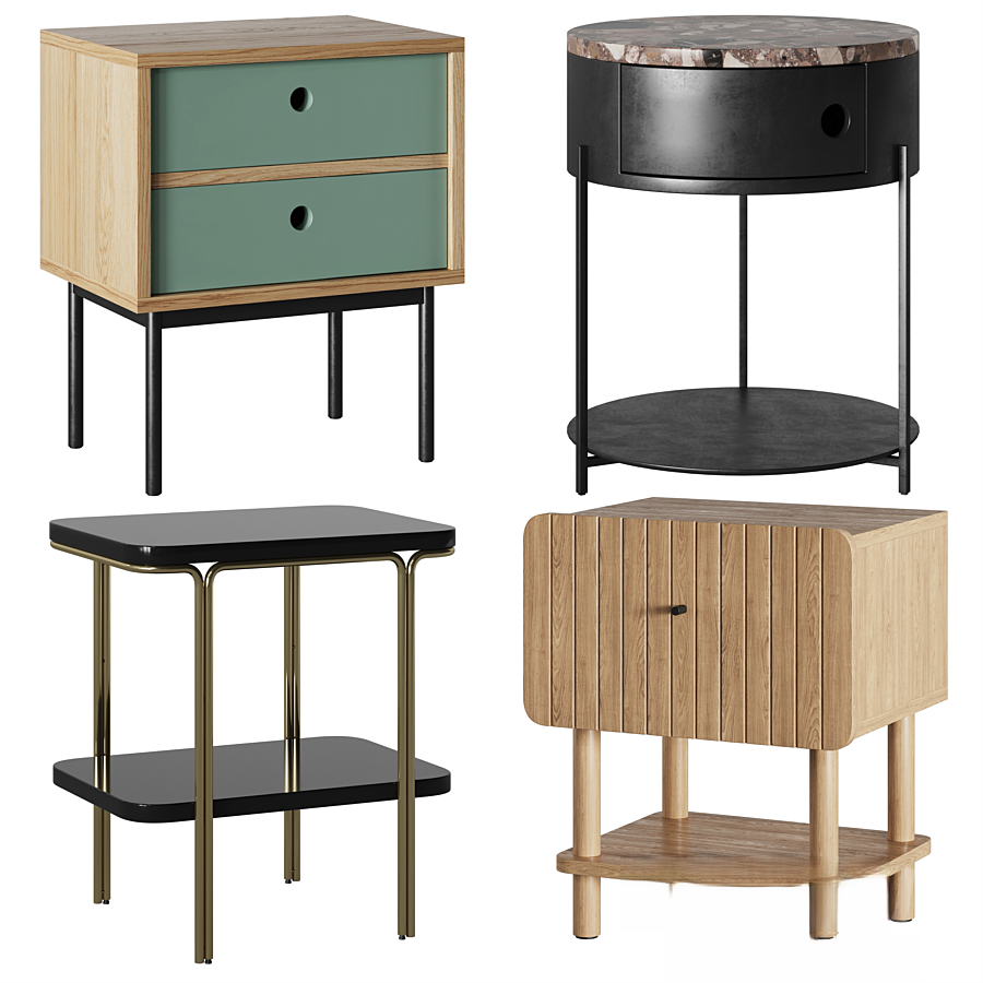 Full Collection 27 Nightstand 3d models vol.02