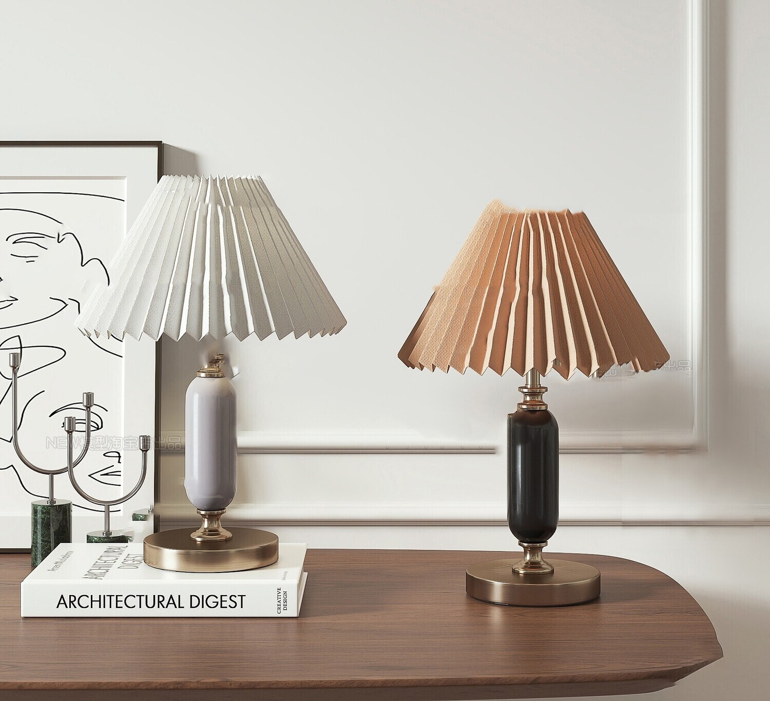 Table Lamp 3d Models Vol.06