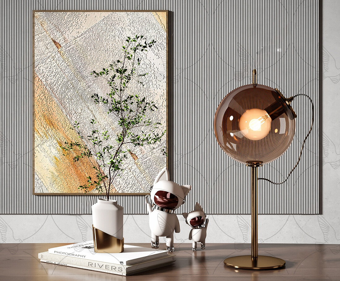 Table Lamp 3d Models Vol.06