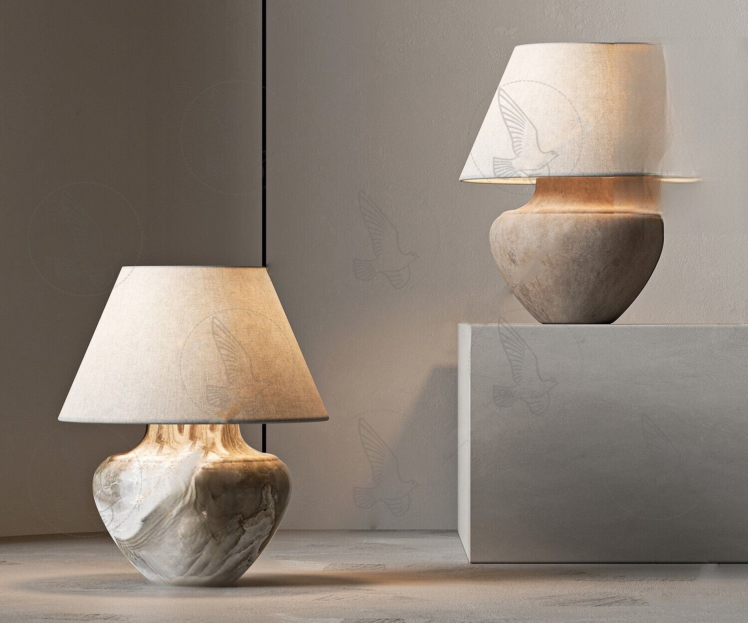 Table Lamp 3d Models Vol.06