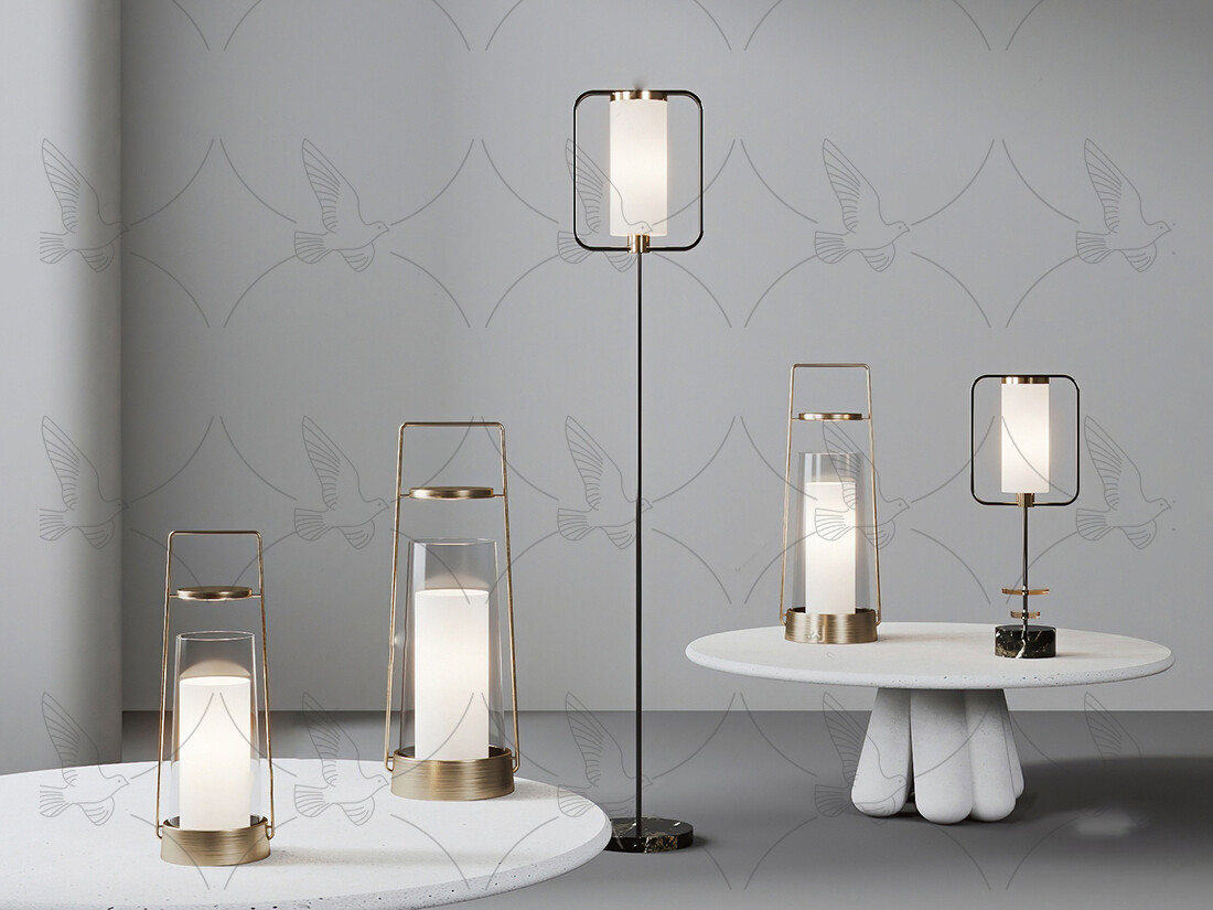 Table Lamp 3d Models Vol.06