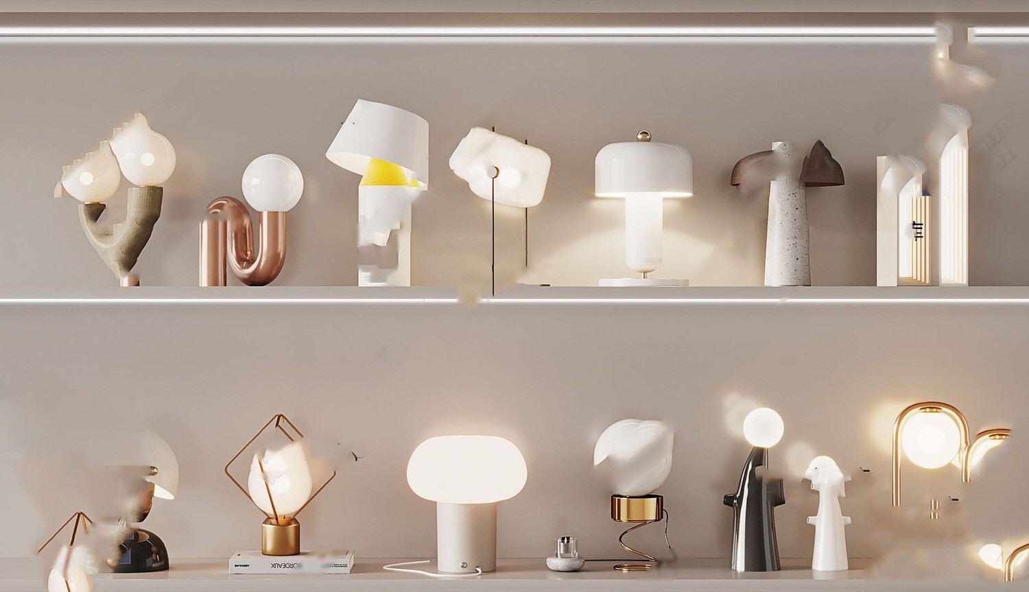 Table Lamp 3d Models Vol.06