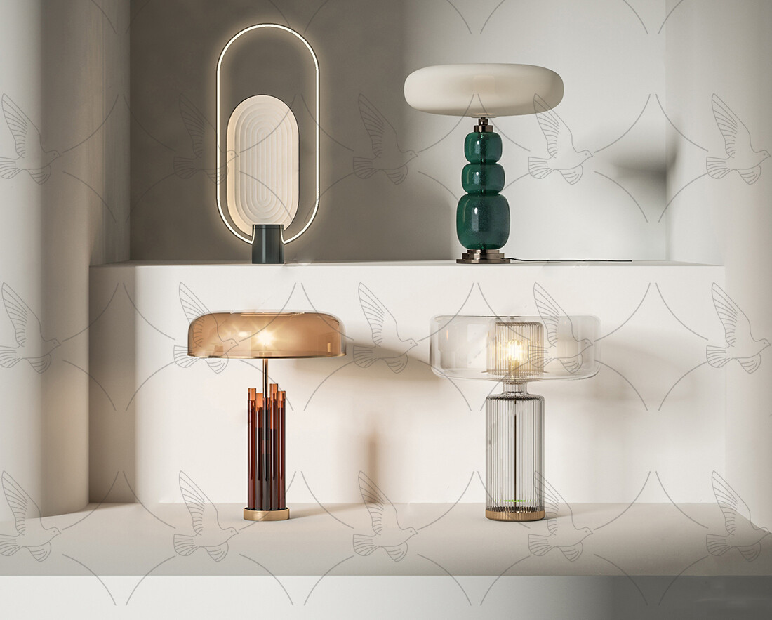 Table Lamp 3d Models Vol.06