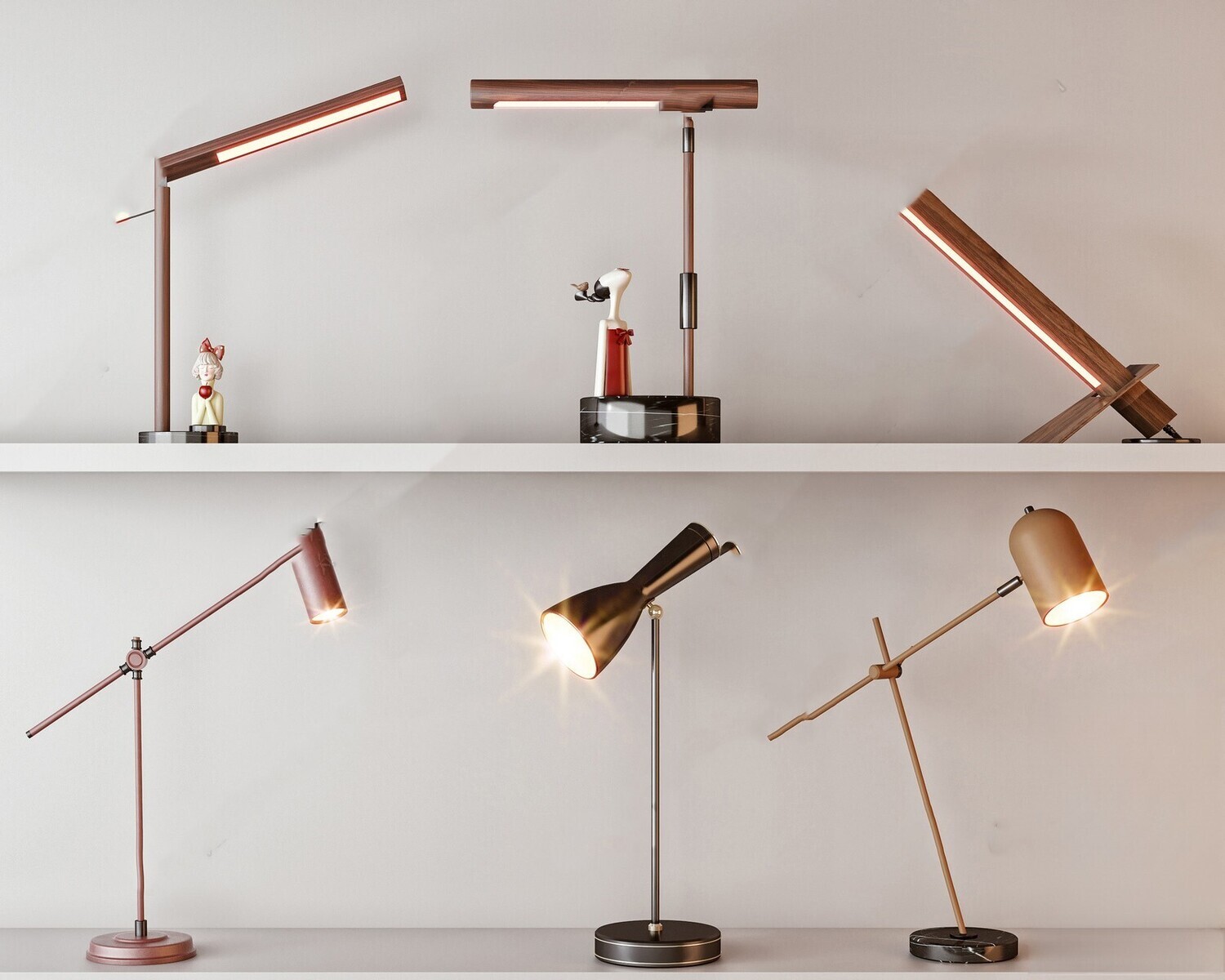 Table Lamp 3d Models Vol.06