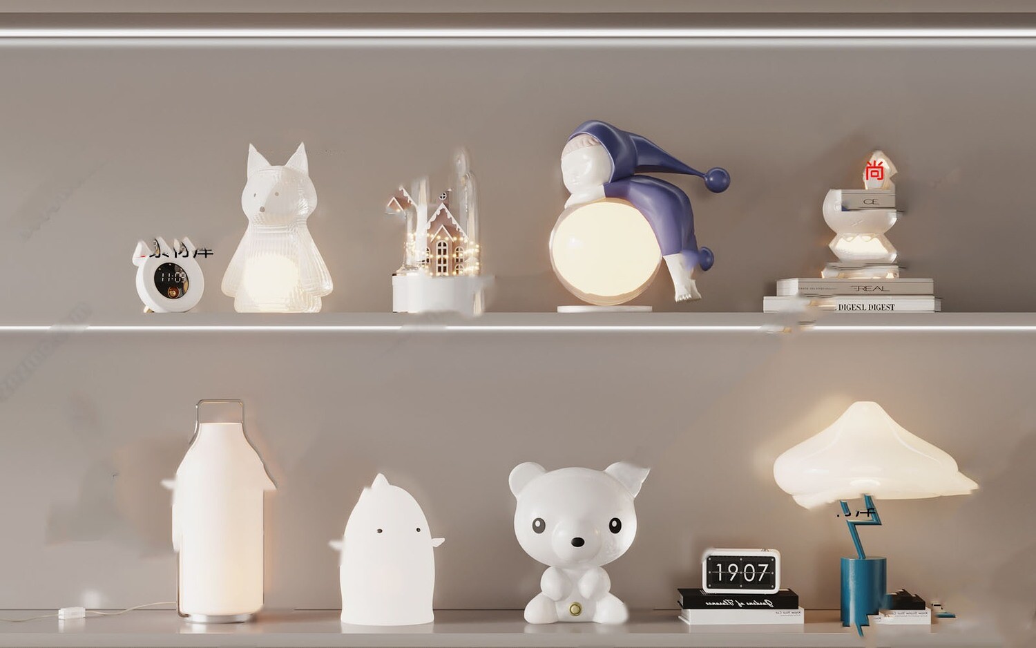 Table Lamp 3d Models Vol.06