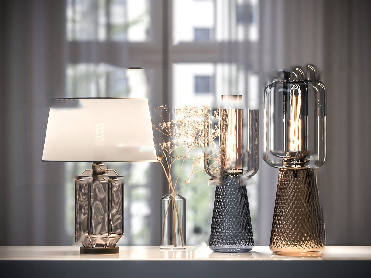 Table Lamp 3d Models Vol.06