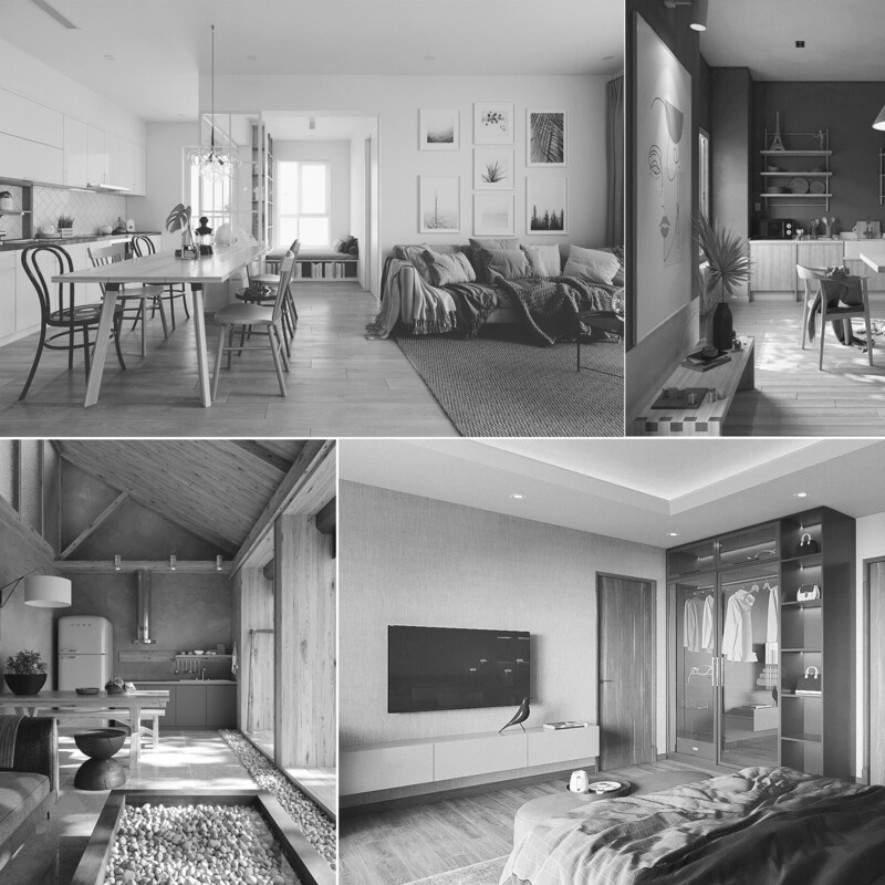 FULL SCENE 3DS MAX MODELS