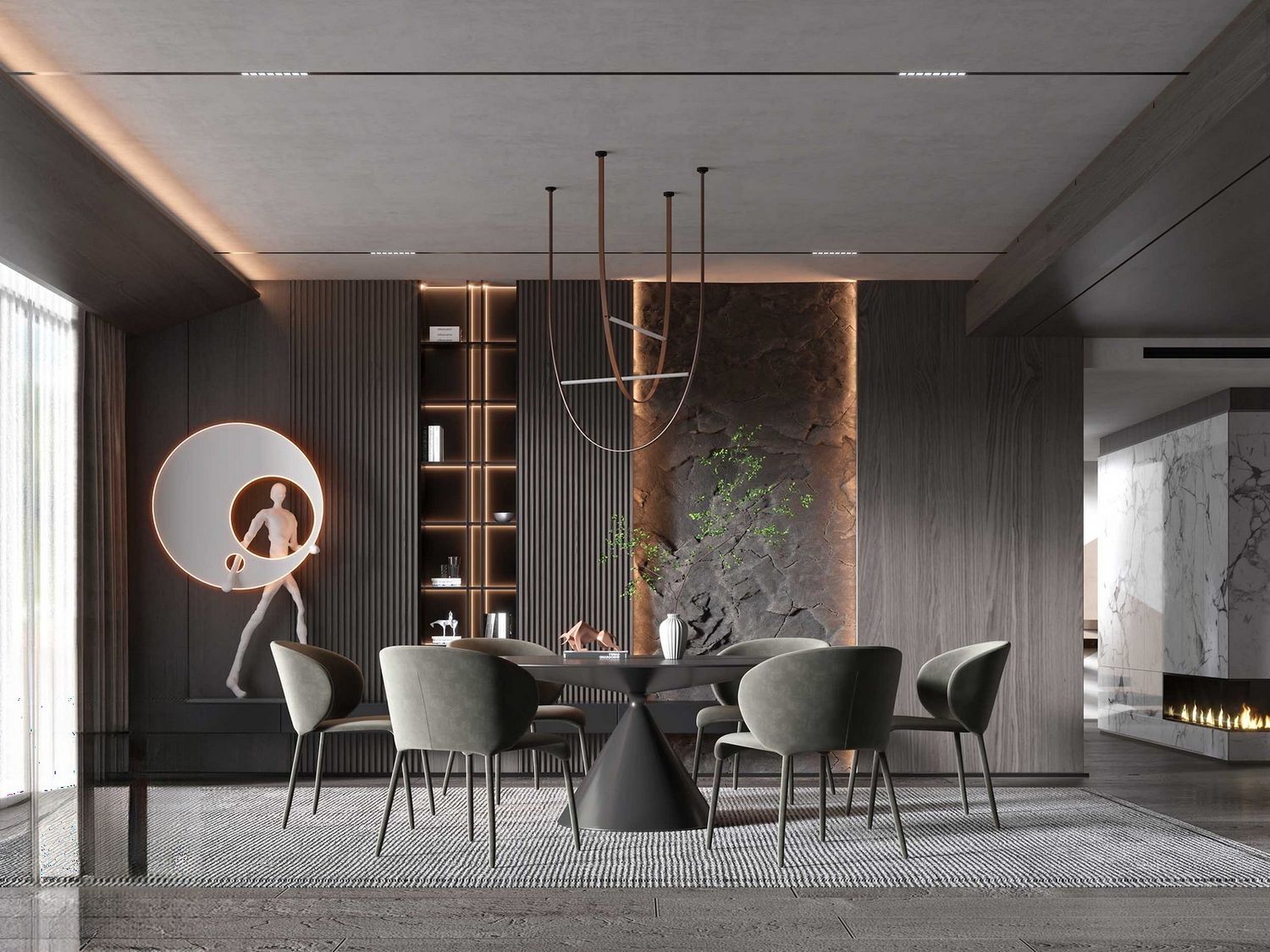 3ds Max + V-Ray | 480+ Premium Full Interior Scenes Vol 31 (Living, Bedroom, Kitchen, Dining, Home office, Tea Room)