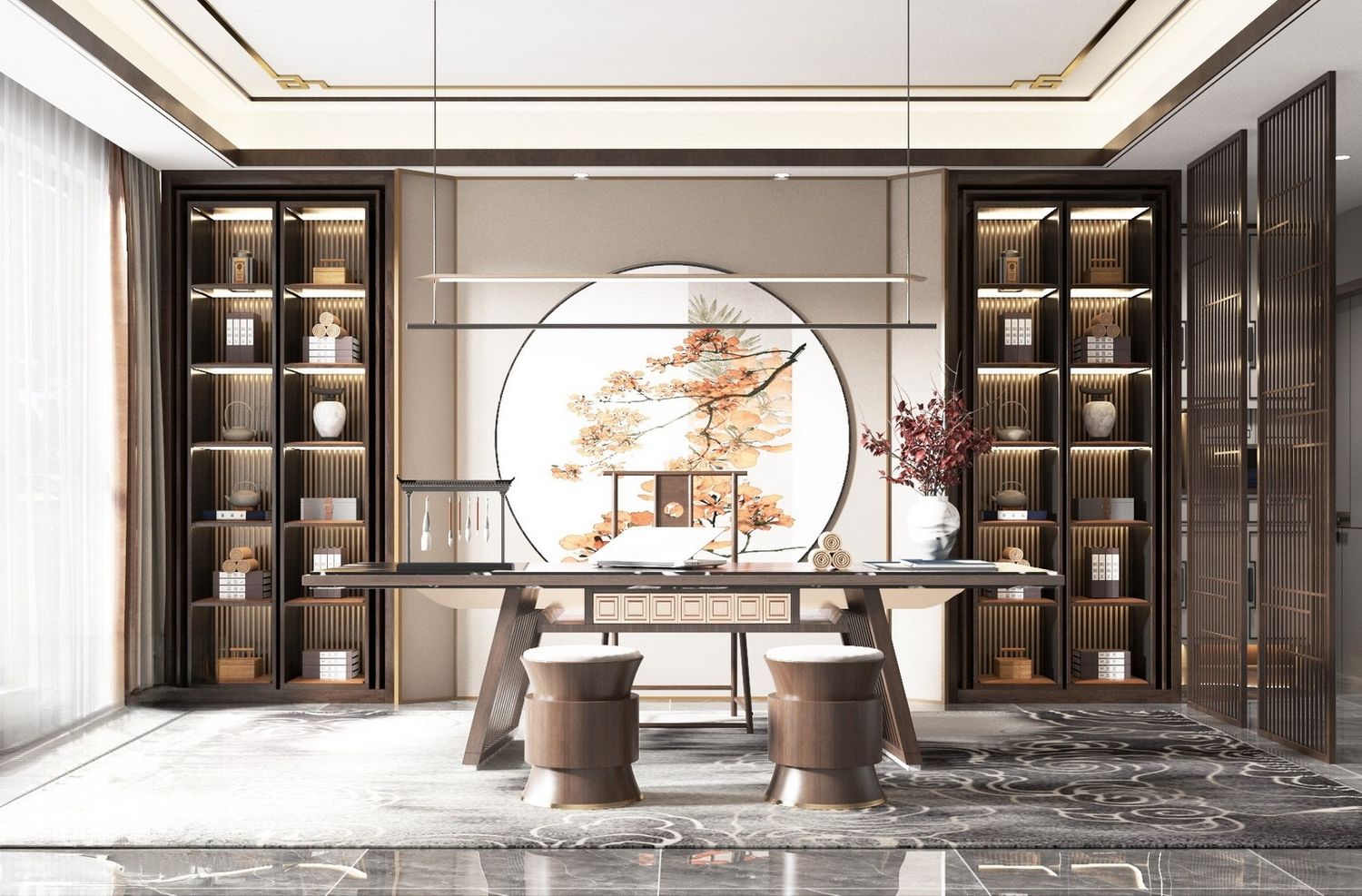 3ds Max + V-Ray | 480+ Premium Full Interior Scenes Vol 31 (Living, Bedroom, Kitchen, Dining, Home office, Tea Room)