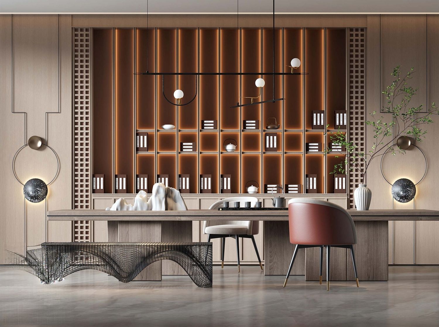 3ds Max + V-Ray | 480+ Premium Full Interior Scenes Vol 31 (Living, Bedroom, Kitchen, Dining, Home office, Tea Room)