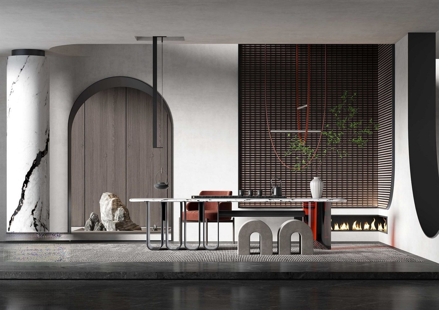 3ds Max + V-Ray | 480+ Premium Full Interior Scenes Vol 31 (Living, Bedroom, Kitchen, Dining, Home office, Tea Room)