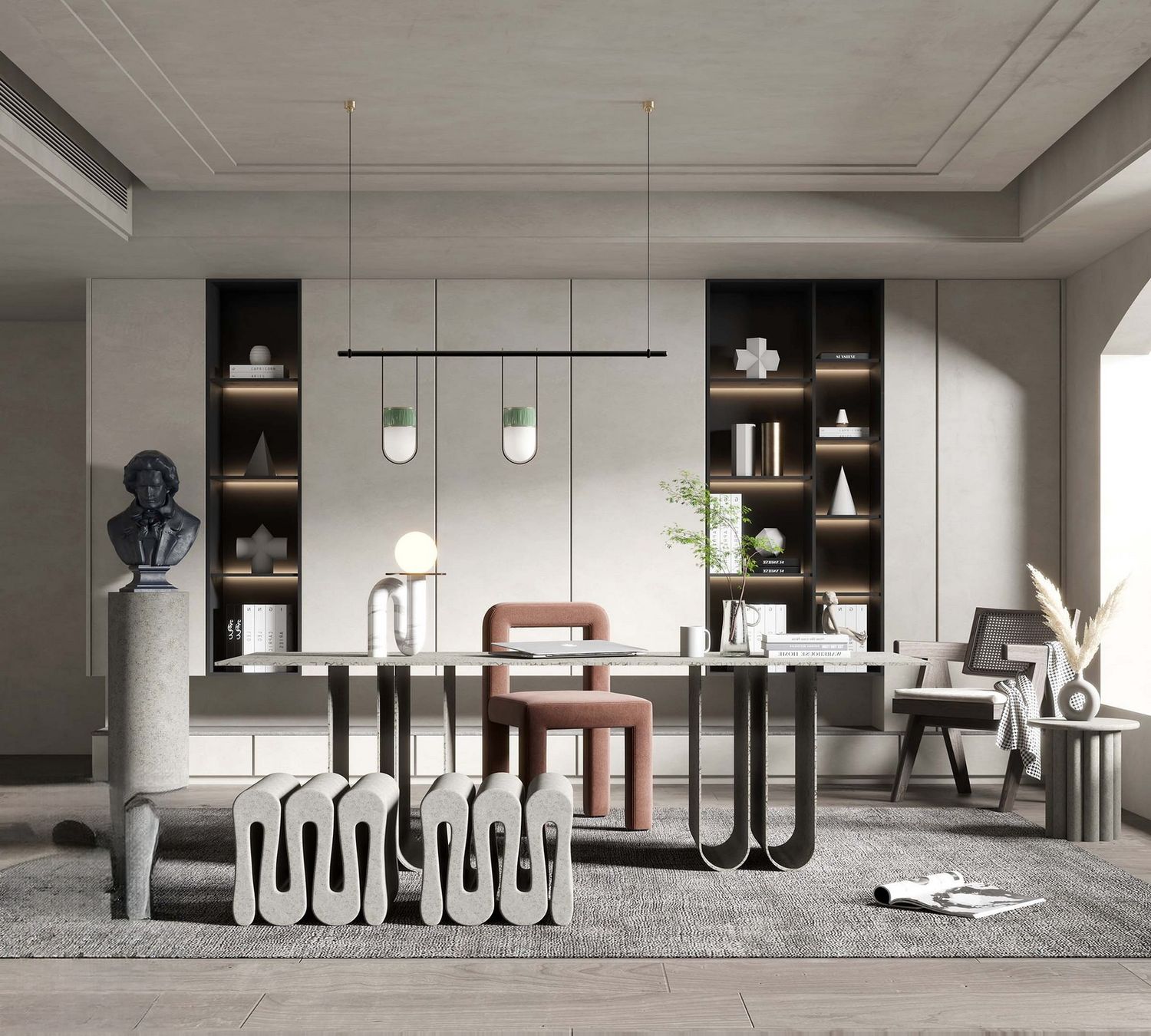 3ds Max + V-Ray | 480+ Premium Full Interior Scenes Vol 31 (Living, Bedroom, Kitchen, Dining, Home office, Tea Room)