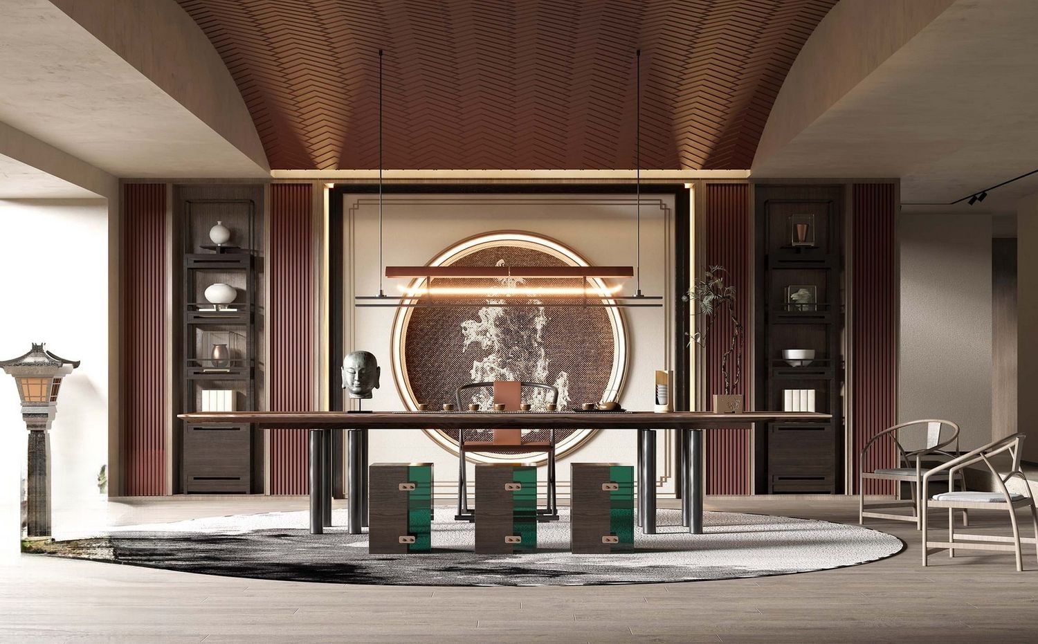 3ds Max + V-Ray | 480+ Premium Full Interior Scenes Vol 31 (Living, Bedroom, Kitchen, Dining, Home office, Tea Room)