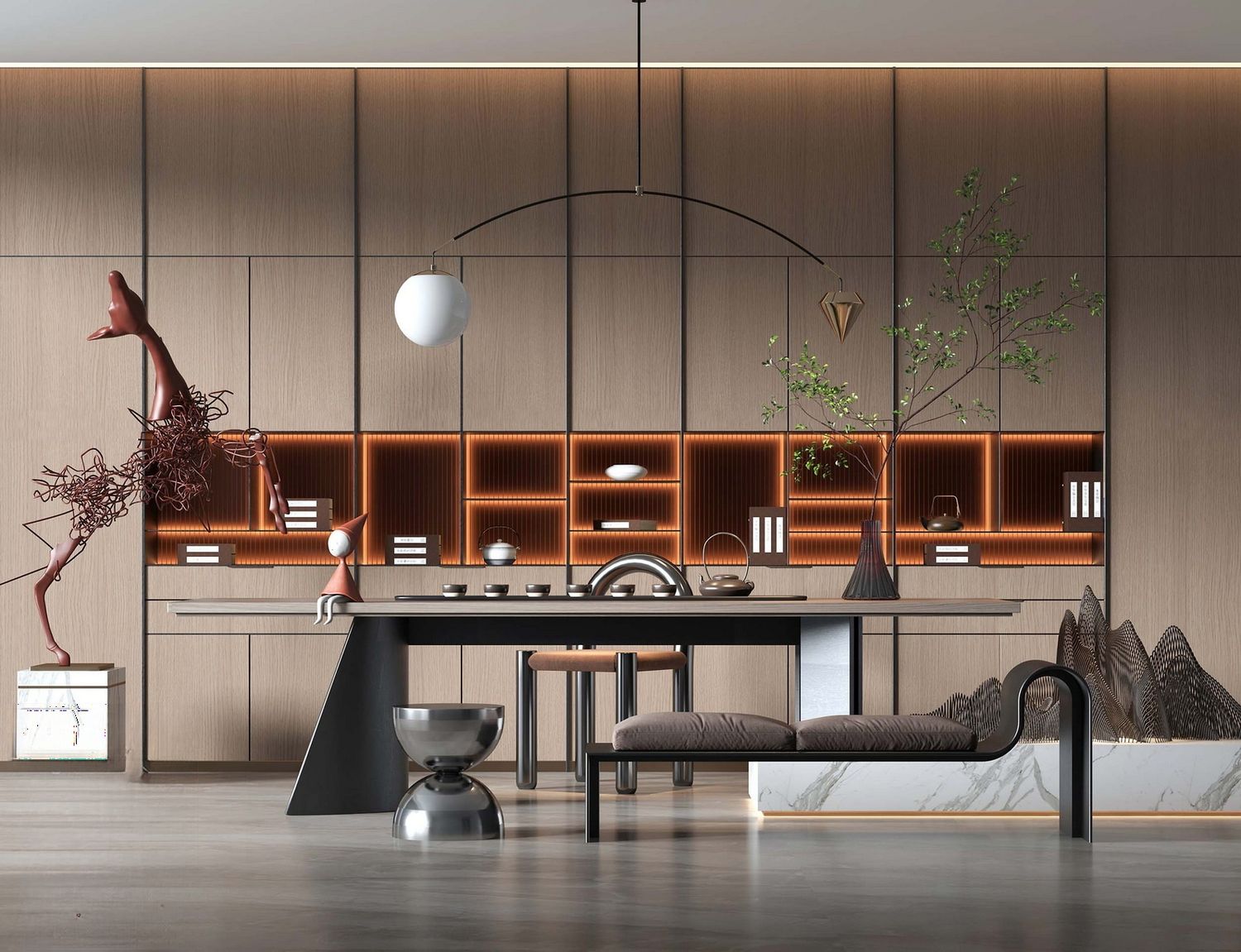 3ds Max + V-Ray | 480+ Premium Full Interior Scenes Vol 31 (Living, Bedroom, Kitchen, Dining, Home office, Tea Room)