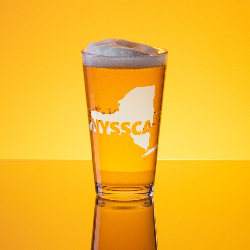Shaker pint glass