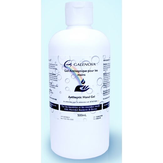 Gel antiseptique pour les mains 500ml