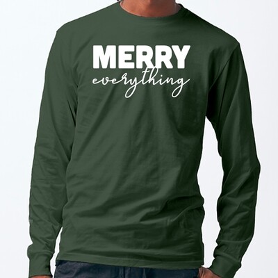 Customizable Merry Everything Long Sleeve Customizable Merry Everything Long Sleeve