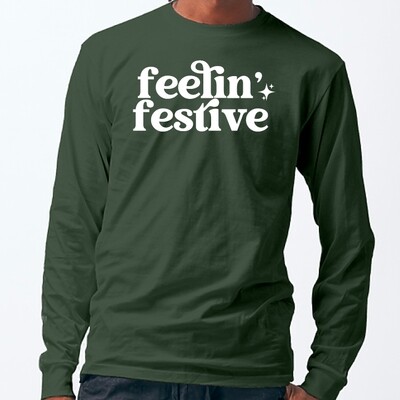 Customizable Festive Long Sleeve Customizable Festive Long Sleeve