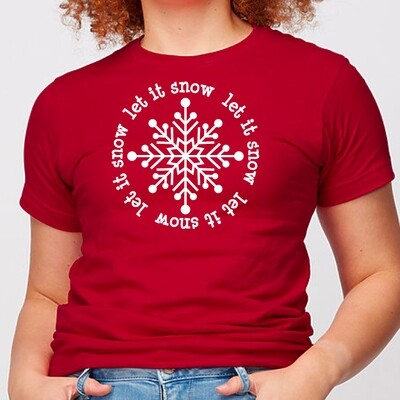 Customizable Snow Short Sleeve Customizable Snow Short Sleeve