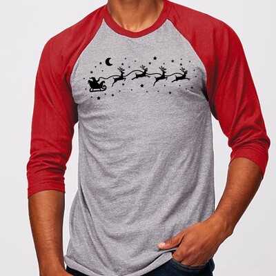 Customizable Reindeer Raglan Customizable Reindeer Raglan