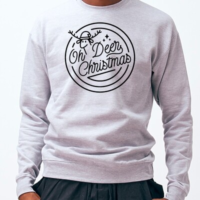 Customizable Oh Deer Fleece Crew Customizable Oh Deer Fleece Crew